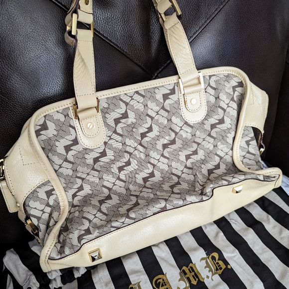 L.A.M.B leather and canvas bag and wallet set - Picture 4 of 8